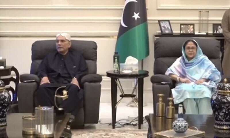 صدر پاکستان کی بلاول ہاؤس نوابشاہ میں پیپلز پارٹی قیادت سے ملاقات 1 301703190c1fde9