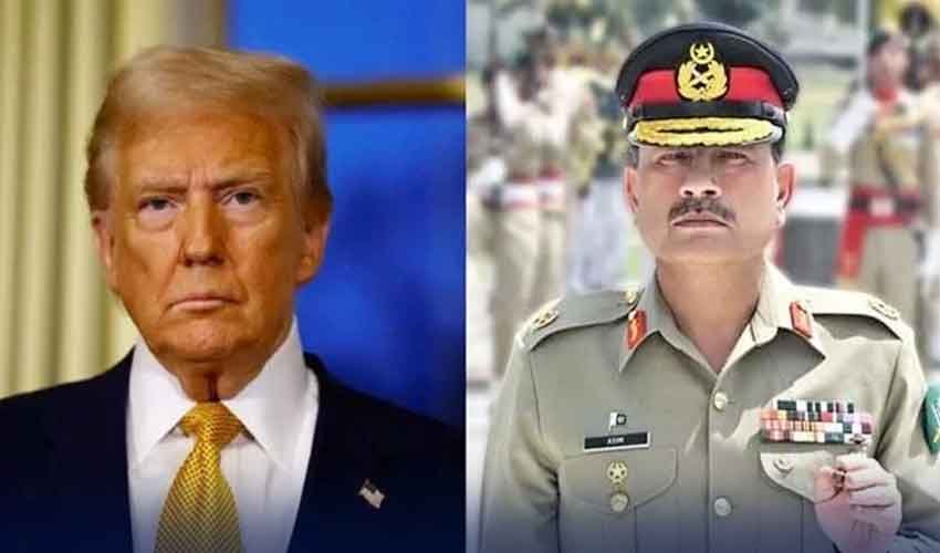 ٹرمپ کی ایک بار پھر پاکستانی آرمی چیف عاصم منیر کی تعریف، جنگ بندی کو بڑی کامیابی قرار دے دیا 1 trump and field marshal