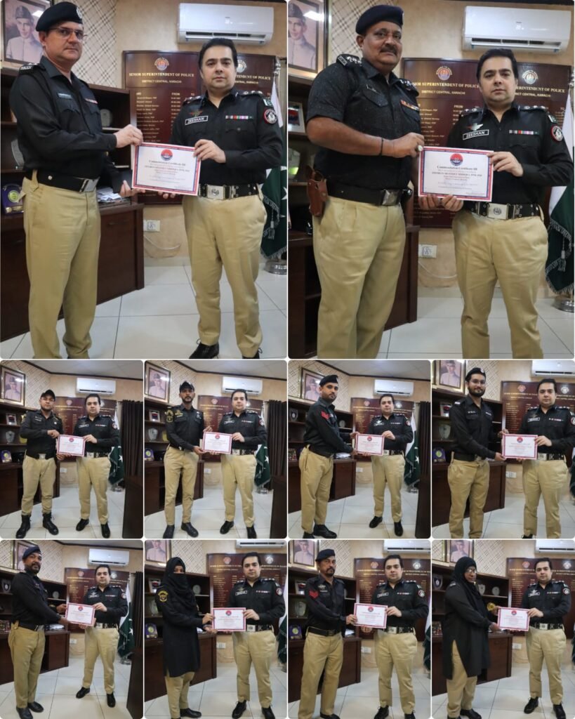 ایس ایس پی سینٹرل کی جانب سے کرائم ڈیٹیکشن میں نمایاں کارکردگی پر افسران و جوانوں کو تعریفی اسناد اور نقد انعامات 1 WhatsApp Image 2025 07 08 at 9.01.35 PM