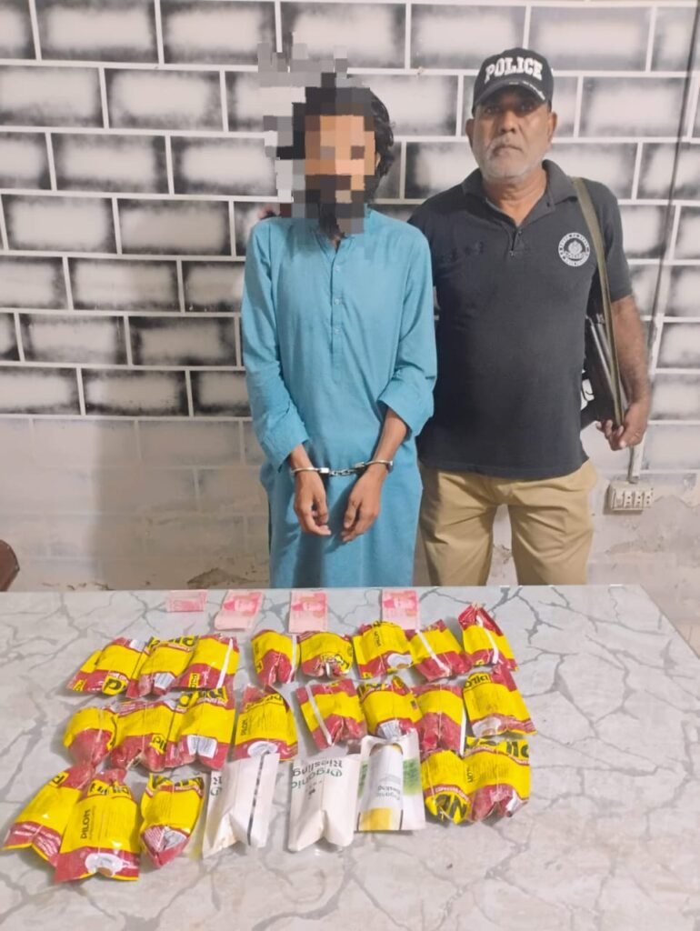 تھانہ بلال کالونی پولیس کی کامیاب کارروائی، مضر صحت گٹکا ماوا فروخت کرنے والا ملزم گرفتار 1 WhatsApp Image 2025 10 05 at 11.17.14 PM