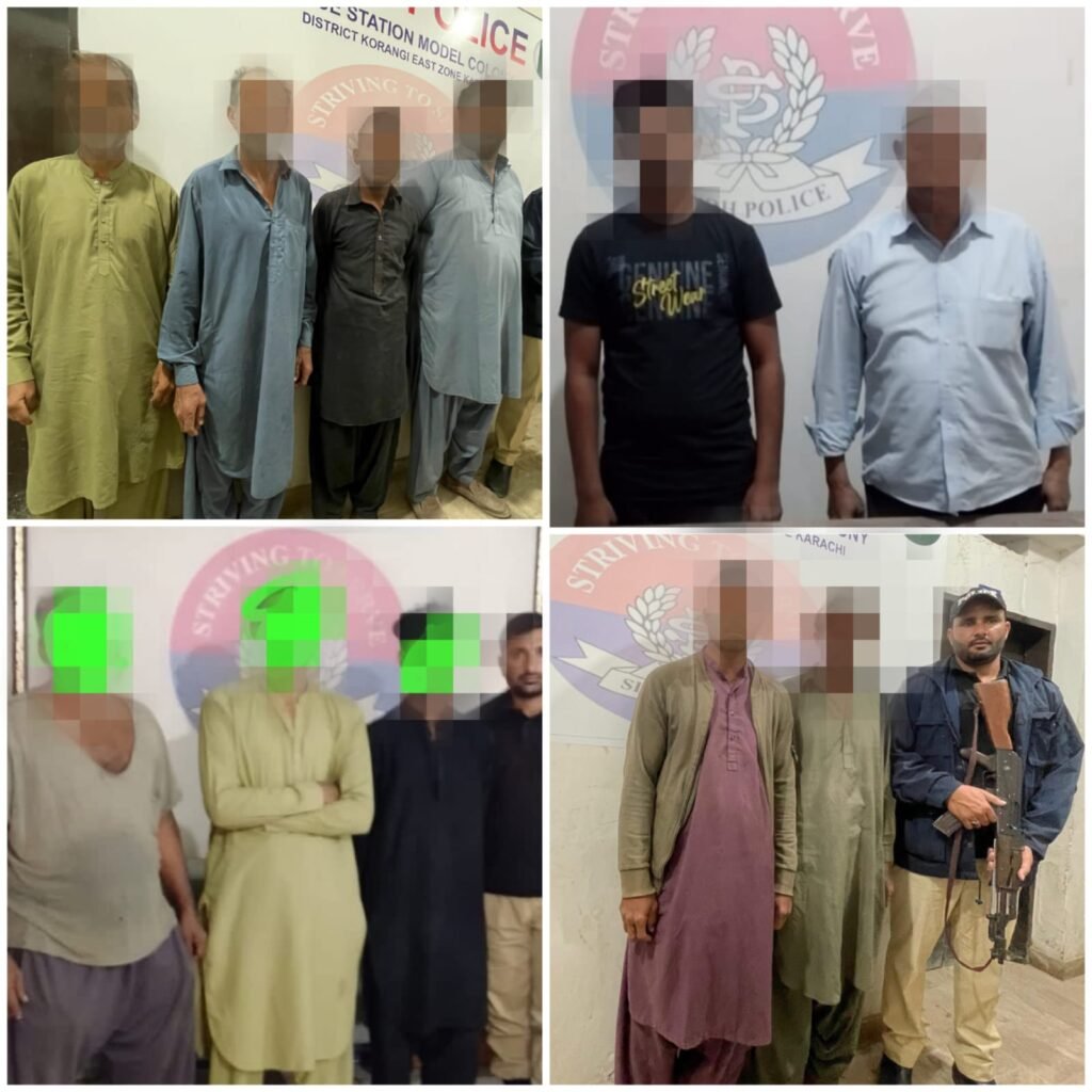 کورنگی پولیس کی ریذیڈینشل ایکٹ کے تحت کارروائیاں متعدد ملزمان گرفتار 1 WhatsApp Image 2025 12 02 at 5.06.03 PM