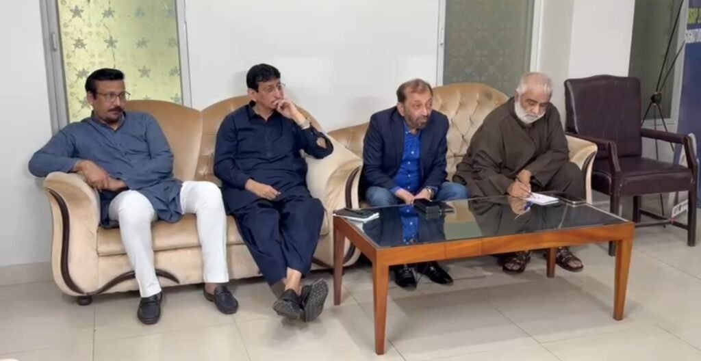 بہادرآباد مرکز پر ایم کیو ایم پاکستان کی مرکزی کمیٹی کا اجلاس، سیاسی صورتحال اور شہری مسائل پر غور 1 Screenshot 2026 02 22 191625