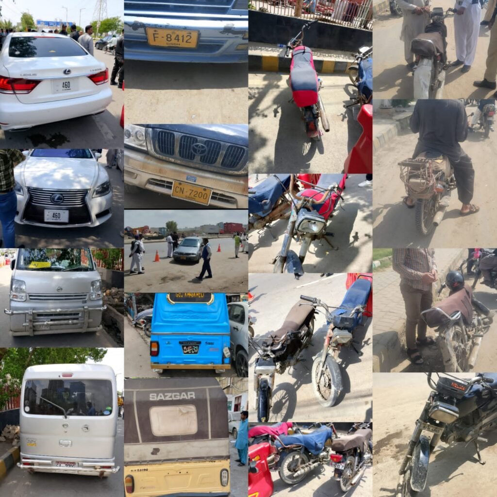 کراچی میں ٹریفک پولیس کی مشترکہ اسنیپ چیکنگ مہم جاری 1 WhatsApp Image 2026 04 06 at 9.03.57 PM