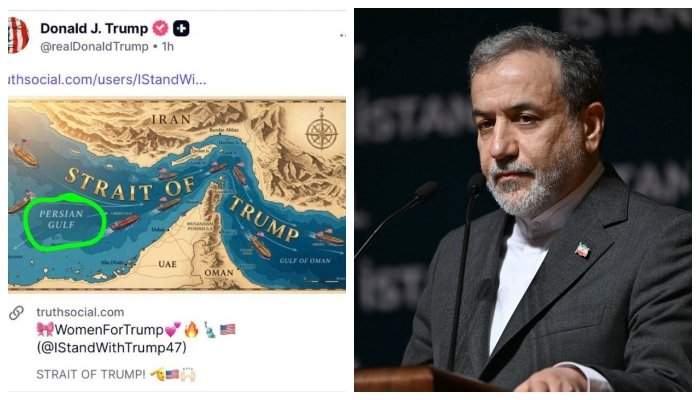 عباس عراقچی کا ڈونلڈ ٹرمپ کو جواب، آبنائے ہرمز کے نام پر بیان کو سنگین غلطی قرار دے دیا 1 433170 2129058 updates