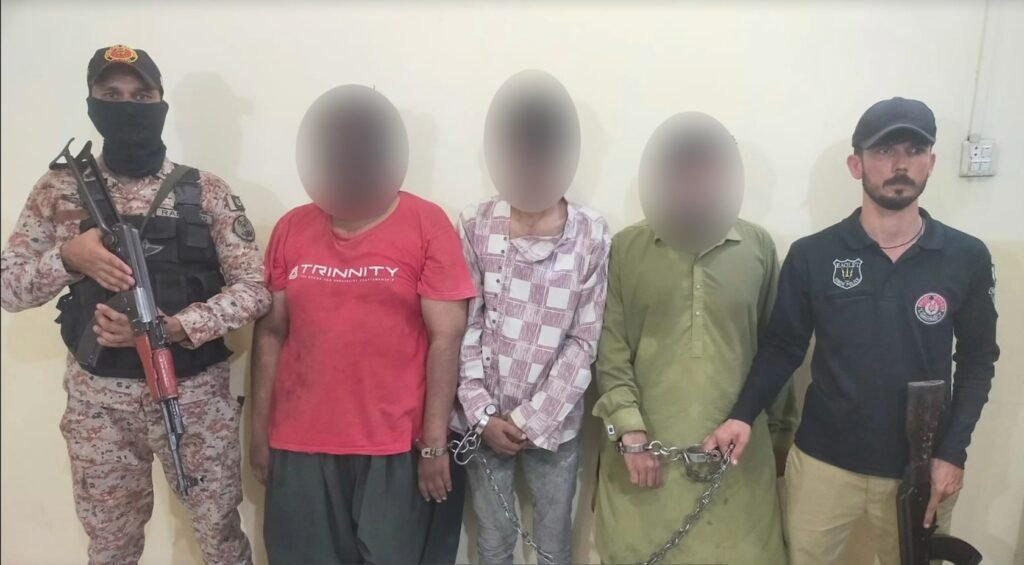 رینجرز اور ایس آئی یو کی مشترکہ کارروائی، بھتہ خوری میں ملوث 5 ملزمان گرفتار 1 Screenshot 2026 05 25 141853