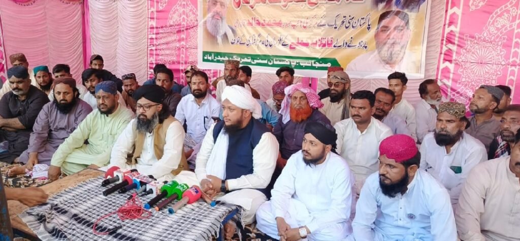 خالد قادری پر قاتلانہ حملے کی عدم گرفتاری پر پاکستان سنی تحریک کا علامتی بھوک ہڑتال کیمپ، سخت احتجاج کی وارننگ 1 WhatsApp Image 2026 05 19 at 10.03.25 PM e1779210906765