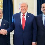 US President Donald Trump commenting on Pakistan and Iran diplomatic efforts