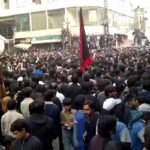 Police and officials overseeing Muharram processions in Lahore with active monitoring and crowd control systems in place.