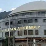 Gilgit Baltistan Assembly members taking oath during first session after elections