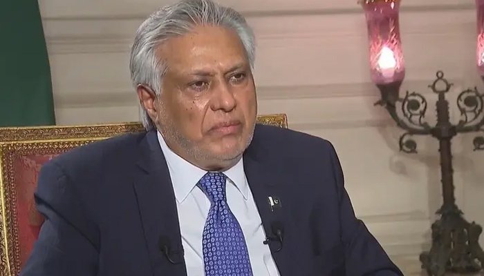 Ishaq Dar speaking about Iran nuclear deal and uranium enrichment discussions