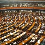 Members of Pakistan National Assembly during the approval of Budget 2026-27 and Finance Bill