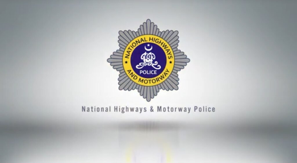 National Highways and Motorway Police advising motorists during the monsoon season in Pakistan