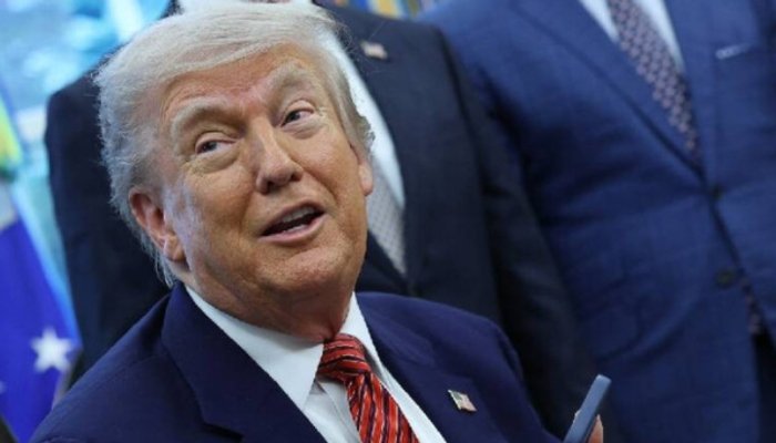 US President Donald Trump after releasing financial documents detailing cryptocurrency and digital business income.