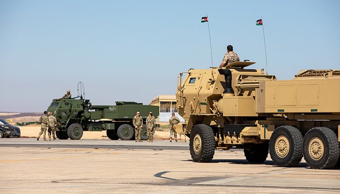 Iranian Revolutionary Guards issue a public message regarding US military bases in Jordan.