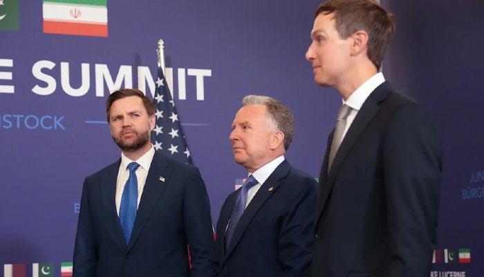US Vice President JD Vance during discussions related to Iran-US negotiations.