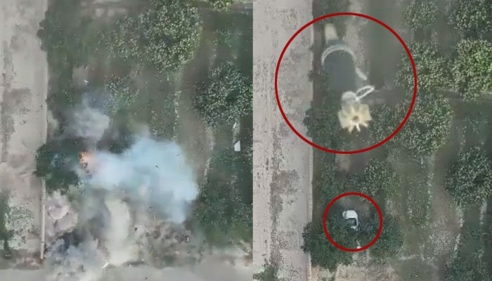 Security forces conduct an intelligence-based operation in Wana, destroying an explosives-laden vehicle before a planned suicide attack.