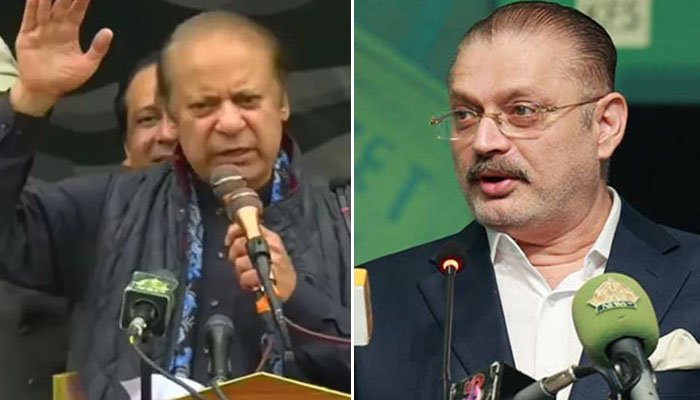 Sindh Senior Minister Sharjeel Memon commenting on Nawaz Sharif's recent political remarks.