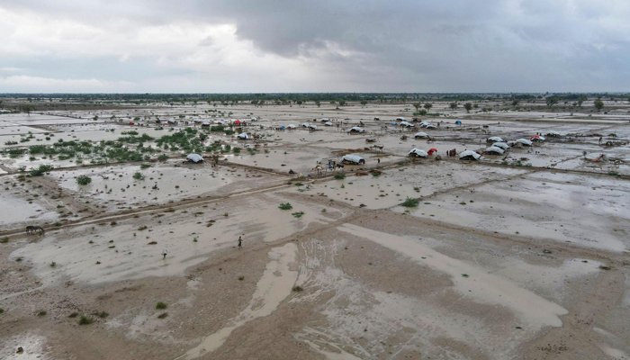 Monsoon clouds over Karachi with rain expected in several districts of Sindh according to the Pakistan Meteorological Department.