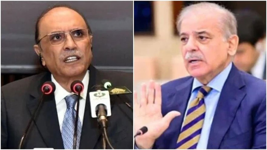 President Asif Ali Zardari and Prime Minister Shehbaz Sharif issue statements on the Washuk terrorist attack in Balochistan.