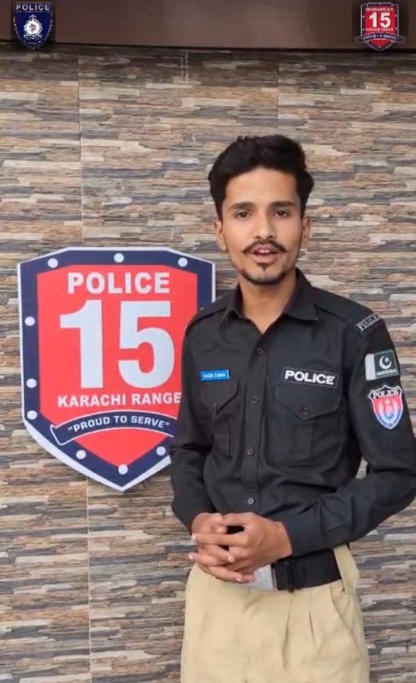 Sindh Police Madadgar-15 team reunites a missing child with his family using biometric verification and inter-agency coordination