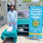 Recovered narcotics displayed after nationwide Anti Narcotics Force operations across Pakistan.