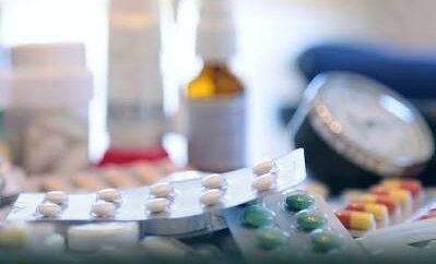 Boxes of cancer medicines displayed as Sindh Drug Testing Laboratory warns against nine substandard, counterfeit, and unregistered drugs.