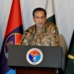 DG ISPR addresses students during ISPR Summer Camp 2026, discussing national security and security challenges.