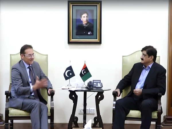 Sindh Chief Minister Murad Ali Shah meets IFC officials to discuss renewable energy, health and investment projects.