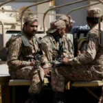 Pakistan security forces conducting Operation Shaban against militants in Balochistan.