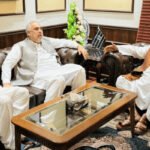 PTI and JUI-F leadership discuss political cooperation and a possible joint movement against the federal government.