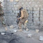 Security forces conducting an intelligence-based operation in Balochistan