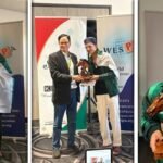 Pakistani players celebrate their victory at the World Youth Scrabble Championship