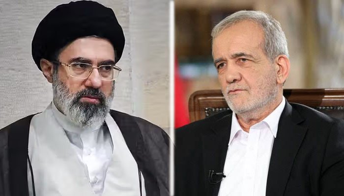 Mojtaba Khamenei and Masoud Pezeshkian discuss national unity and economic issues in Iran