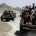 Security forces conduct an operation against terrorists in Lajay area of Kharan, Balochistan