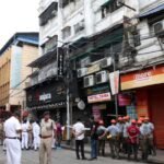 Firefighters respond to a deadly hotel fire in Kolkata, India