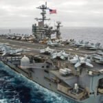 USS George Washington aircraft carrier arrives in the Middle East