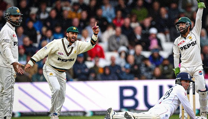 Pakistan Test cricket team during the England tour