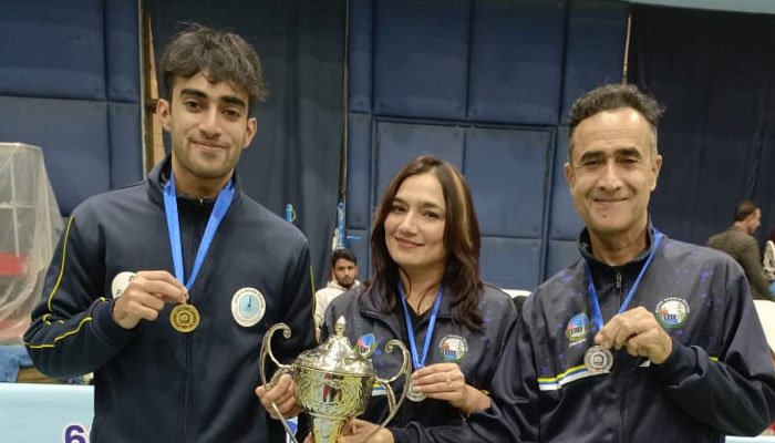 Pakistani table tennis player Taha Bilal preparing to represent Pakistan at the Asian Games