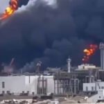 Fire at the Amur Gas Chemical Complex in Russia’s Amur region