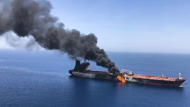 Iranian tanker and US military operations near the Strait of Hormuz