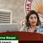Dr Huma Baqai addressing students during the ISPR Summer Internship Programme 2026