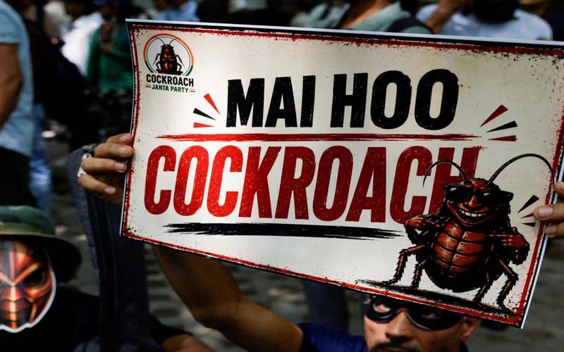 CGP workers during an alleged attack in Jaipur amid a campaign for school improvement