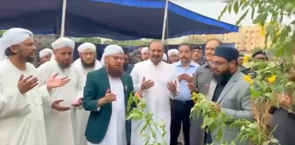 IG Sindh Javed Alam Odho plants a sapling during the Youm-e-Shuhada ceremony at Garden Headquarters in Karachi.IG Sindh Javed Alam Odho plants a sapling during the Youm-e-Shuhada ceremony at Garden Headquarters in Karachi.