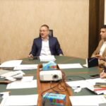 Sharjeel Inam Memon chairs transport meeting on EV taxi service and electric bus expansion.