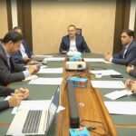 Senior Minister Sharjeel Inam Memon reviews progress of the Yellow Line BRT project in Karachi.