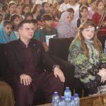 Students presenting science projects at Global Educational Higher Secondary School Karachi