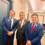 Pakistan Ambassador Rizwan Saeed Sheikh during meetings with California officials, investors and Pakistani American community leaders