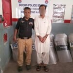 Docks Police arrest the husband of a woman killed in a firing incident in Sultanabad, Karachi