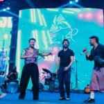 Atif Aslam performing at the Spotify Subh Aaye Na album launch event in Karachi