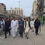 Anti-encroachment operation near Shama Palace and Fawara Chowk on Nishtar Road Karachi